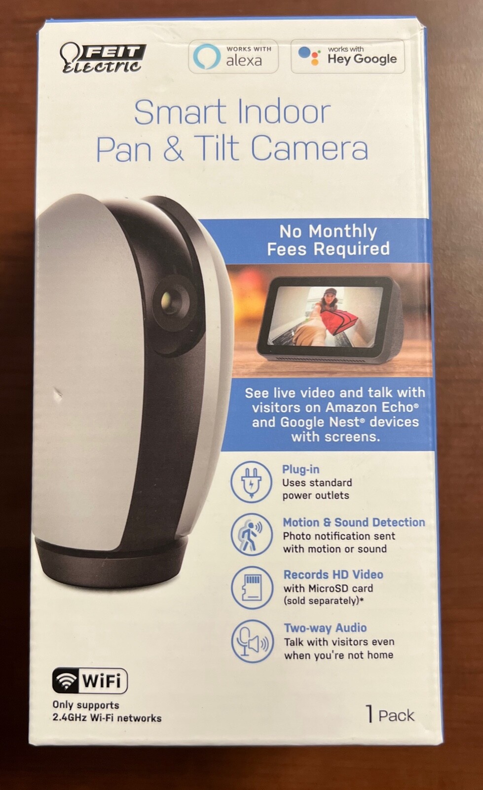 Feit Electric Smart Indoor Pan & Tilt Camera  - CAM/PAN/WIFI/